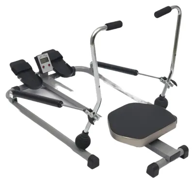Immagine prodotto di Vogatore, design pieghevole, allenamento total body, nero
