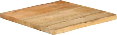 Immagine prodotto di vidaXL Piano di lavoro con bordo ad albero 80x80x3,8 cm in legno massiccio di mango