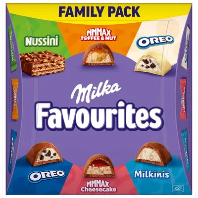 Produktbild von Milka Favourites 203g