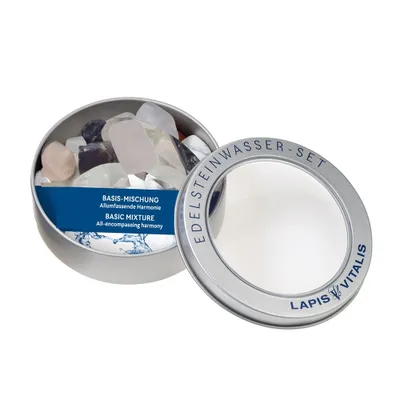 Produktbild von Wassersteine Basismischung in Metall-Geschenkdose