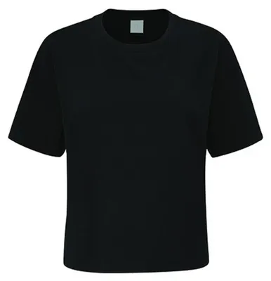 Immagine prodotto di Mantis - Maglietta da donna, taglio corto, pesante LT4058 (L) (nero)