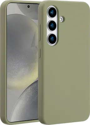 Zdjęcie produktu dla Accezz Liquid Silicone Backcover z MagSafe dla Samsung Galaxy S25 - Cooper Green