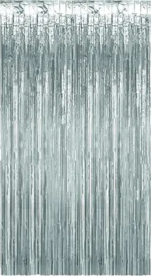 Produktbild von Partyvorhang - silber - ca. 100 x 182 cm