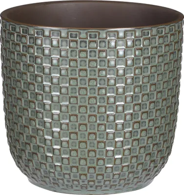 Produktbild von Mica Decorations Daan Blumentopf - H18 x Ø19 cm - Grün
