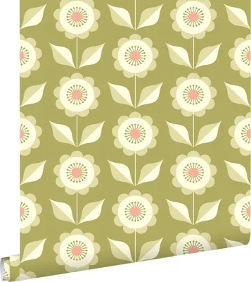 Obrázek produktu pro ESTAhome tapeta květiny zelená 50 x 900 cm