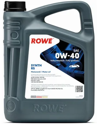 Produktbild von Rowe Hightec Synth RS SAE 0W-40 Motoröl, 5l