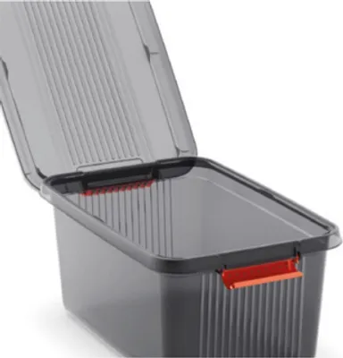 Produktbild von KIS K Latch Box, Aufbewahrungsbox, Orange, Transparent, Rechteckig, Einfarbig, Universal, Transparent