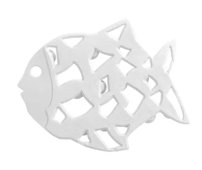 Produktbild von Anti-Rutsch-Sticker Fisch 6er Set, Weiß