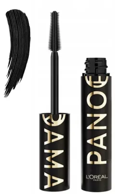 Produktbild von L'Oréal Panorama All Night Black Mascara Schwarze Wimperntusche für bis zu 24 H