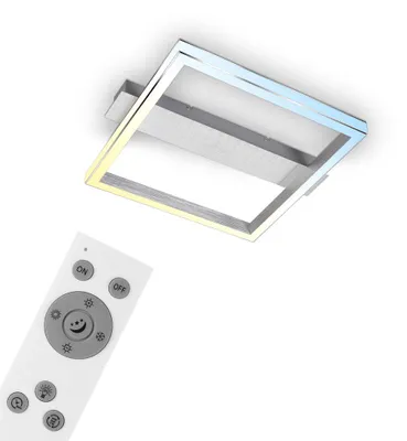 Produktbild von LED Deckenleuchte, alu-chrom, LED/26W