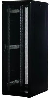Produktbild von Rockstable 37 HE 19" Serverschrank mit Gitternetztüren, Freistehendes Gestell, 37U, 800 kg, Sperrschloss, Ablageschienen, Verstellbare Füße