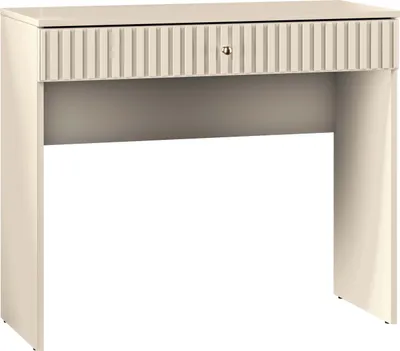Produktbild von FURNLUX Konsolentisch Sophie Beige 92cm / Hauptfarbe: Beige / Abmessungen: 92 x 78 x 40 cm