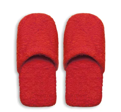 Image de Chaussons Excelsa Spa en coton une taille Rouge