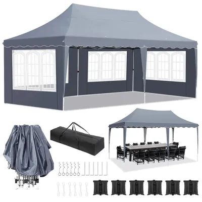 Produktbild von Gartenpavillon – Partyzelt – Aufblasbares Gartenhaus – Überdachung für den Garten – Eventzelt – Marktzelte – Wasserdicht