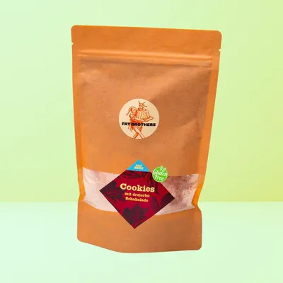 Produktbild von Glutenfreie Cookies mit Dreierlei Schokolade Backmischung