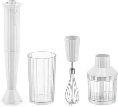 Obrázek produktu pro Alessi - Sada ručních mixérů Plissé, bílá