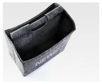 Produktbild von Faltbarer Zeitungsständer aus Filz, platzsparend 31x19x31 cm