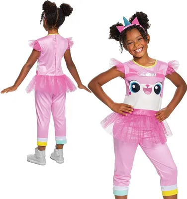 Produktbild von Karnevalskostüm für Mädchen Unikitty Kitten Horn Kostüm verkleiden 125-135 cm (7-8 Jahre)