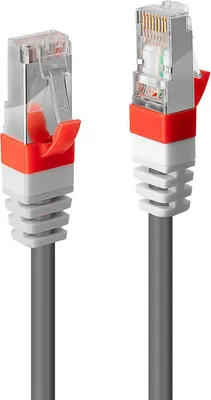 Produktbild von LINDY Patchkabel Cat6(A) SSTP / S/FTP PIMF grau 1.00m 10Gbit