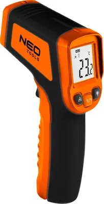 Produktbild von NEO TOOLS Temperaturschätzungsinstrument, Pyrometer, Instrument zur Temperaturschätzung (C-50400, F-58752), Genauigkeit von +/- 1,5%+1,5 °C, berührungslos, wasserdicht, IP44, nicht Medizinprodukt