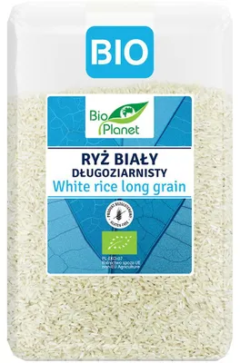 RYŻ BIAŁY DŁUGOZIARNISTY BEZGLUTENOWY BIO 2 kg - BIO PLANET