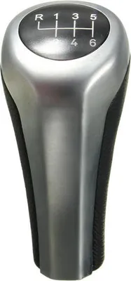 Productafbeelding van Zwarte versnellingspookknop voor BMW E46, E90, E91, E92, X1, X3, X5 (6 versnellingen)