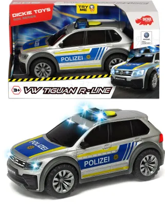 Image de Dickie Toys - Volkswagen VW Tiguan R-Line - Voiture de police de 25 cm avec son et lumière, SUV de police