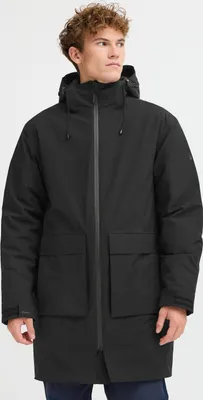 Produktbild von NORTH BEND NBKarim Herren Winterjacke Parka Mantel Regenjacke atmungsaktiv wasserdicht Kapuze Klettverschluss Eingriffstaschen Wassersäule 15.000 mm W-PRO Wetterschutzsystem