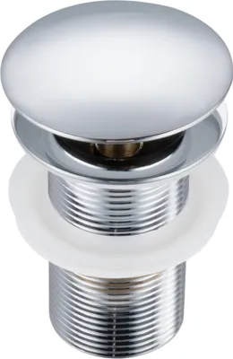 Produktbild von Balneo Stöpsel Klick-Klack Universell Waschbecken Messing 66 mm x G1 1/4 silber