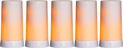 Produktbild von LED-Kerzen Extra 'Diner Extra', weiß, 5-tlg.