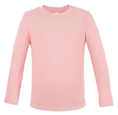 Produktbild von Link Kids Wear - "Bio" T-Shirt für Baby, Langärmlig LT4751 (62) (Babyrosa)