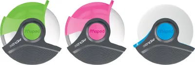 Image de Gomme plastique Maped Zeona+, blanc, présentoir de 15 pièces