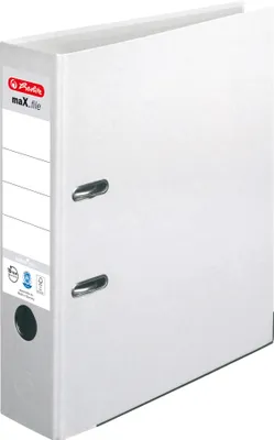 Obrázok produktu pre herlitz Ordner maX.file nature plus, Rckenbr.: 80 mm, weiá