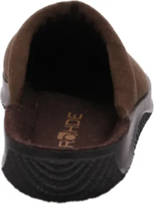 Produktbild von Rohde Herren Hausschuh Pantoffel in Komfortweite G 1/2 Soltau H 2773, Größe:41 EU, Farbe:Braun