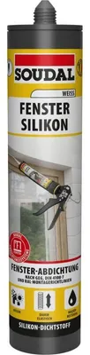 Produktbild von Soudal Fenster-Silikon weiß 300 ml