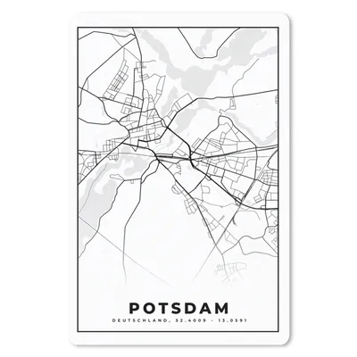 Produktbild von MuchoWow® Mauspad Mousepad Karte - Potsdam - Stadtplan 18x27 cm - Mousepads - Maus Mat - Pad - Mausunterlage