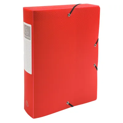 Produktbild von Exacompta 8x Archivbox PP 700µ blickdicht, Rücken 60mm, A4, sortiert, 5980E