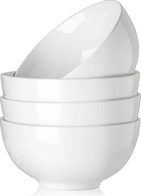 Produktbild von Famanu Müslischalen-Set aus hochwertigem Porzellan - 4-teilig, 1350 ml