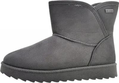 Immagine prodotto di Tom Tailor scarpe da donna stivali foderati stivali grigio tempo libero, numero di scarpe: 38 EU