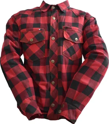 Produktbild von Bores Lumberjack Jacken-Hemd schwarz / rot Herren S