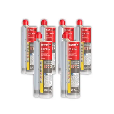 Produktbild von 6 x Fischer Injektionsmörtel-Set FIS V PLUS 360S Wetterfester Mörtel