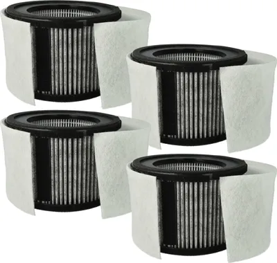 Produktbild von vhbw 4x Filter kompatibel mit Leifheit / Soehnle Airfresh Clean 300, 400 Luftbefeuchter - Luftfilter