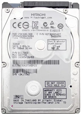Immagine prodotto di Hitachi Hts543232a7a384 Hard Disk 320gb Sata 2,5" Interno Notebook Laptop Pc