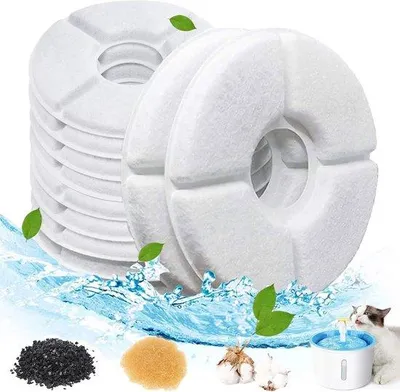 Obrázok produktu pre Filtre do fontány pre mačky, balenie po 10 ks, 2–2,5 l, náhradné