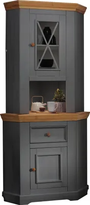 Produktbild von Buffet >WZ-0133< (BxHxT: 104x214x69 cm) in grau - 104x214x69 (BxHxT)