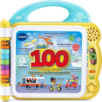 Immagine prodotto di Vtech Il mio libro delle 100 parole Veicoli e mezzi di trasporto