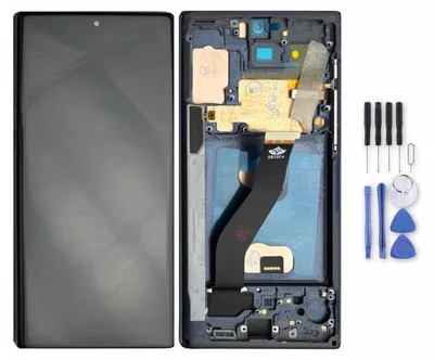 Produktbild von Für Samsung Galaxy Note 10 Display Full TFT LCD mit Rahmen Ersatzteil Schwarz