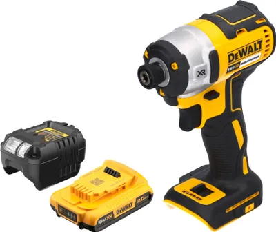 Produktbild von DeWalt DCF 887 D1 Akku Schlagschrauber 18 V 205 Nm 1/4" Brushless + 1x Akku 2,0 Ah + Ladegerät