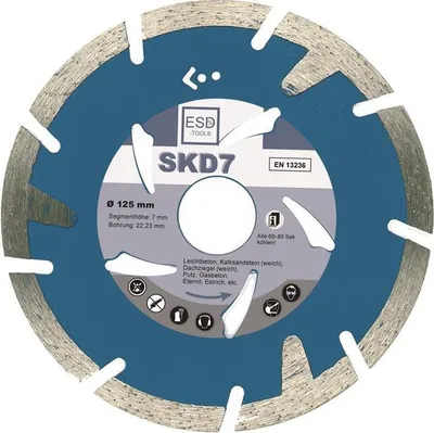 Produktbild von Diamanttrennscheibe SKD7 Beton - Ø 125 mm - 22,23 mm Bohrung