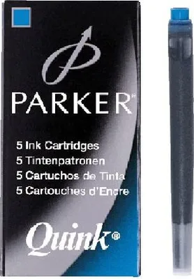 Obrázok produktu pre Parker atramentová kazeta QUINK 1950383 Königsbl 5 ks / balenie.